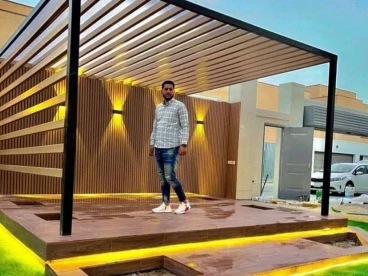 تصميم جلسات وبرجولات في جدة